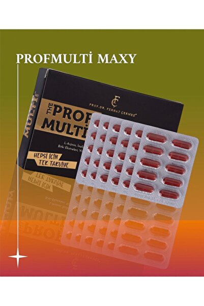 THEPROFMULTİ بروف مولتي ماكسي - أقراص بروفيسورز المتخصصة بفيتامين 60
