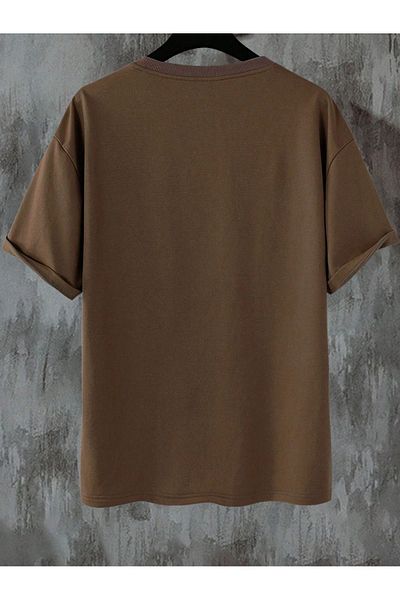 QUEENSTOWN Ανδρικό μπλουζάκι με στάμπα Brooklyn Oversize