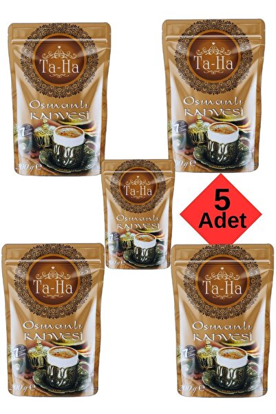 Ta-ha Osmanlı Kahvesi 200 Gr 5 Lı Set
