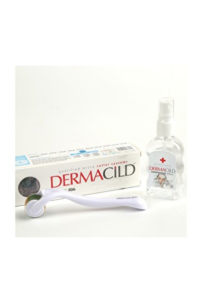 Dermacild 540 İğne Titanyum Dermaroller 1,00mm + Temizleme Spreyi