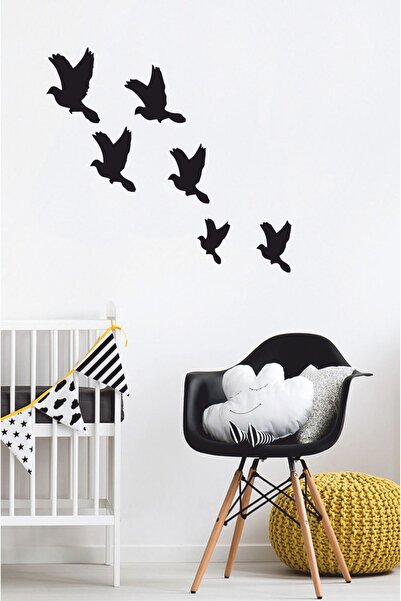 EYBA STİCKER Autocolant de perete cu păsări (6 bucăți) - Autocolant pentru ac...