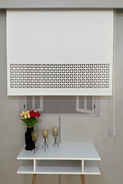 VOLPER MEKANİK Lzr55 Lazer Kesim Stor Perde Beyaz