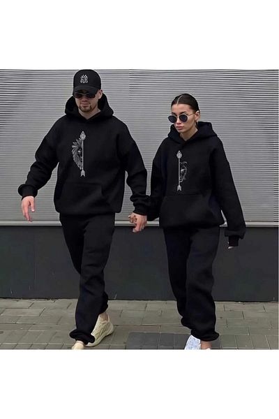 QUEENSTOWN Σετ φόρμας Lover Combination Lion Printed Oversize