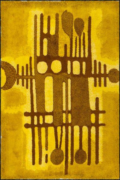 Rugs Modern Halı Yellow Shaped Pattern Woven Base Carpet and Washable Carpet ...