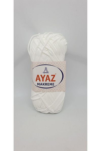 Ayaz Μακρέμ Πολυεστέρας - 1208 -λευκό