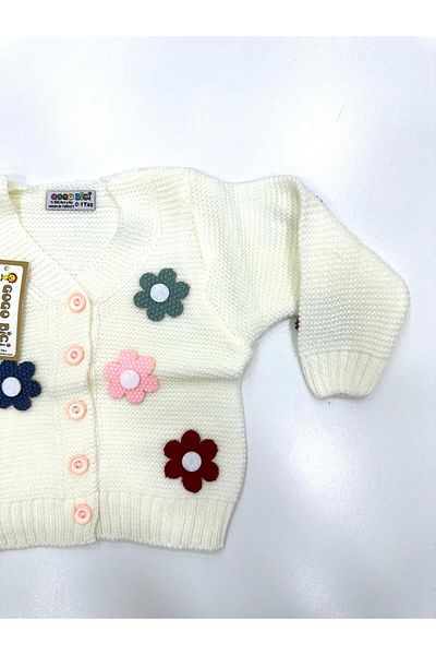 gogo bici Floral Model Girl's Knitwear Cardigan