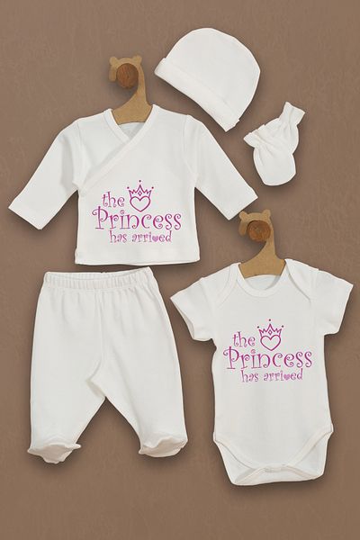 Homamia Set of 5 100% Organic Hospital Exit Princess