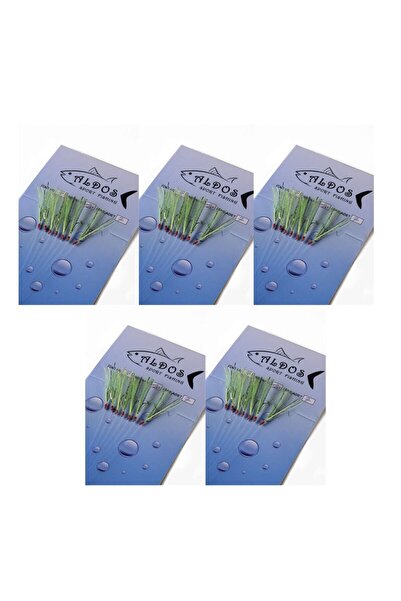 ALDOS Çapari Istavrit Çaparisi 10 No Iğne Fıstık Yeşil (5 Adet)