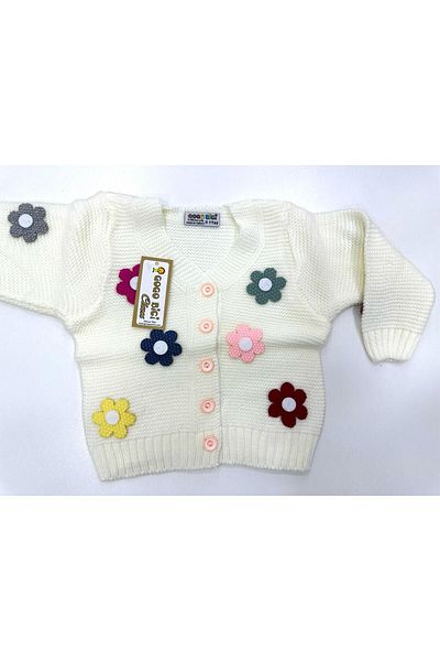 gogo bici Floral Model Girl's Knitwear Cardigan
