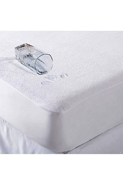 Faiend Σεντόνι στρώματος Micro Fitted Full Edge Water Liquid Proof Προστατευτικό στρώματος Λευκό (60x120)