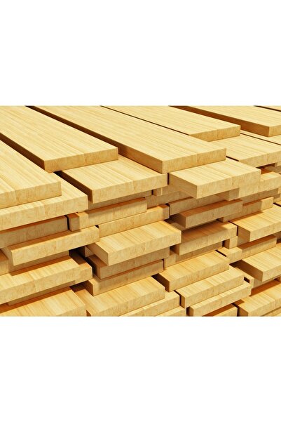 Ahşap (3 Cm X 8 Cm X 100 Cm) Silinmiş Çam Çıta, Tahta , Taslak , Kereste Ve Blok ( 1 Adet )