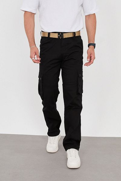 FRANKNESS JNS New Season Men's Cargo Pants - Relaxed Fit, Lycra Gabardine Fabric