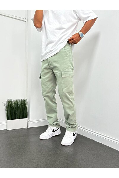 BY İMPALA MODA Kargo Cep Baggy Gabardin Kumaş Pantolon