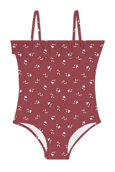 SLIPSTOP Kız Çocuk Flor Junior Swimsuit Mayo