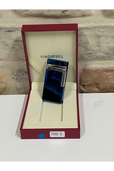 Vindiesel Mavi Gri Renk Gazlı Kişiye Özel Çakmak