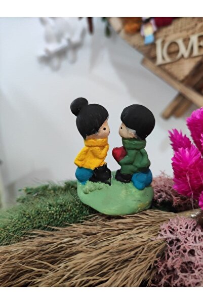 Himi Pasta Süsleri Kalpli Sevgili Evlenme Teklifi Maket Kürdanlı Cupcake Past...