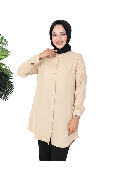 MSK Fashion Cămașă Beige Island