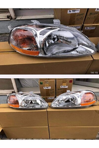 Tayvan Ies Civic 1996-1998 ve 1999 Model  Uyumlu Makyajsız Kasa Usdm Far