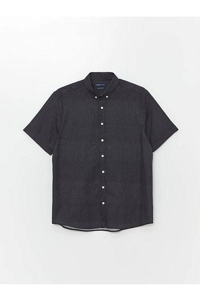 LC Waikiki LCWAIKIKI Classic Regular Fit Short Sleeve Poplin Men's Shirt