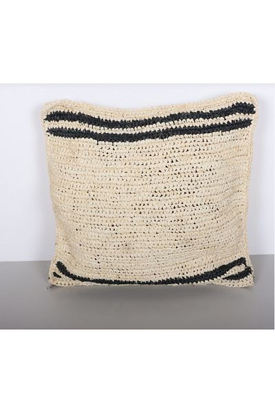 Mylamp 47x47cm Reversible Natural and Black Knitting