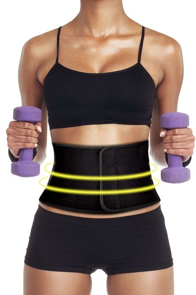 Ankaflex Waist Fat Burning Corset - Unisex Women and Men Training and Exercise Sweatband