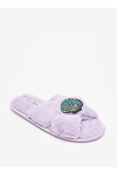 Flora Bella by Shoexpress Flora Bella Sequin Embellished Cross Strap Bedroom Slides