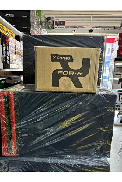 For-X 30 Cm Spl Kabinli Forx X12Pro 3600Watt 1200Rms Subwoofer Bass