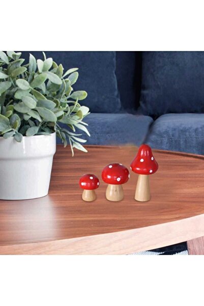 Himi Pasta Süsleri 3-Piece Mushrooms Model Toothpick Cupcake Cake Decoration ...