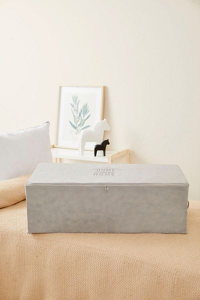 renklibebek Mega Size Gray Under Base Dowry Organizer - Pillow and Sweater Bag ~ Size: 74x46x22