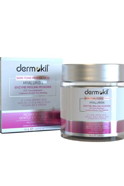 Dermokil Hyaluron Enzyme 50 gr Powder Peeling - Skin Tone Equalizer