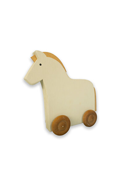 TMP Tekerlekli At, Büyük, Beyaz 218.102