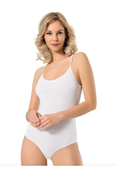 Namaldı İp Askılı Zıbınlı Body