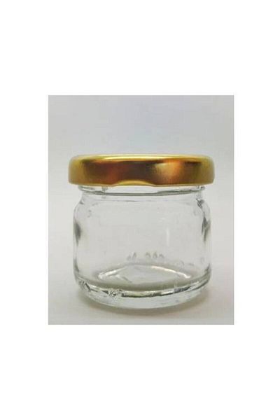 Paşabahçe 29 Cc Glass Jar with Lid - 50 Pieces