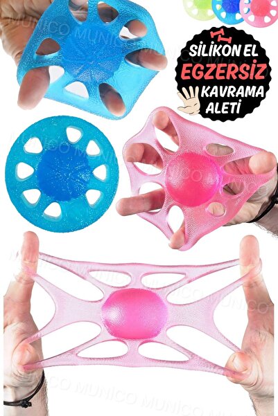 Munico Fizyoterapi için Ideal Silikon Egzersiz Topu | El Rahatlatma ve Stres ...