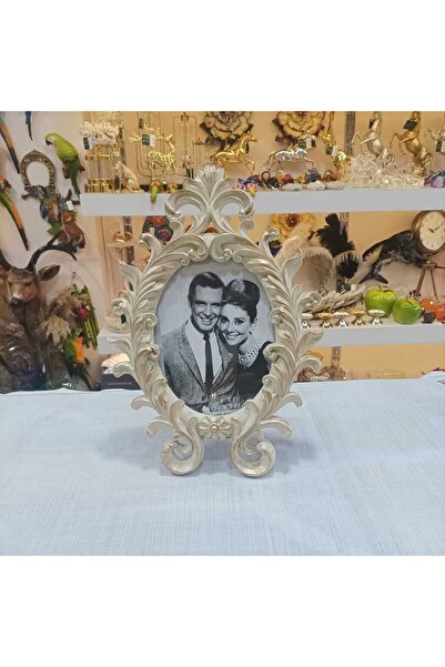 Gold home design Oval sarmaşık desen fotoğraf çercevesi