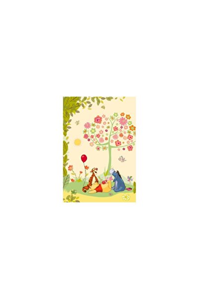 BAŞYAPI DİZAYN Çocuk Odası Winnie The Pooh Tek Parça Duvar Posteri-tutkal Hed...
