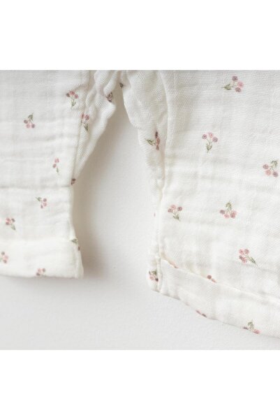 CFR Kids Bilge Baby - Organic Cotton Soft Woven Summer Muslin Jumpsuit, Double Layer and Short Sleeves