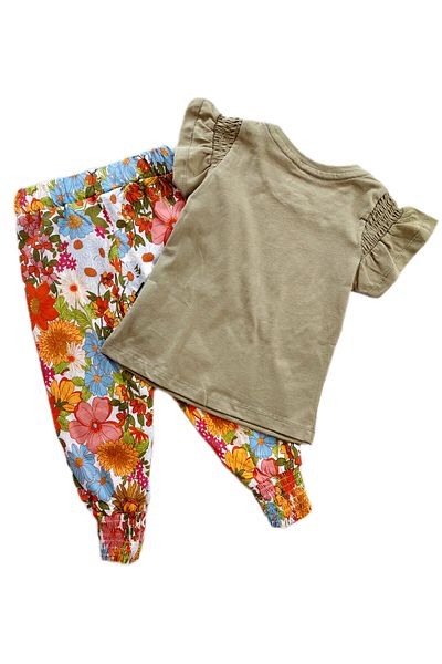 Miniworld MINIWORLD Girl's Double Set - 3 Years Old-6 Years Old Bottom-Top Set