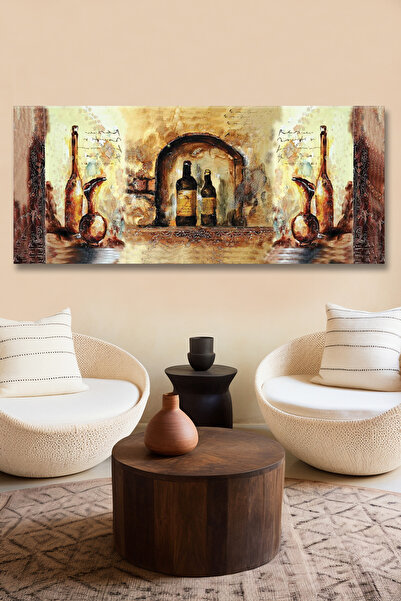 Tablo Center Dev Boyut Dekoratif Kanvas Tablo 60x140cm