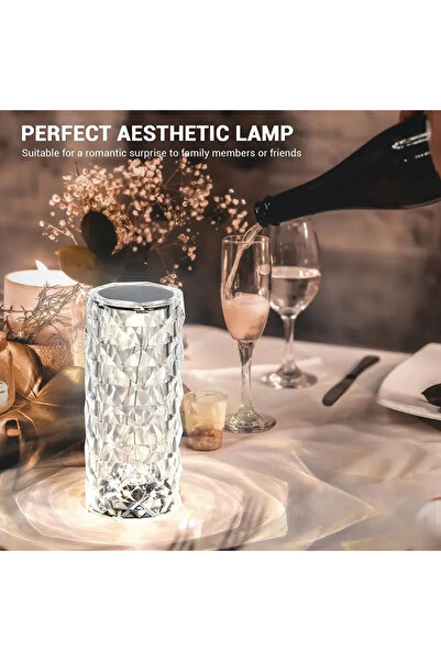 hediyeofisi RGB Night Light - 16 Colors, 4 Modes, Remote Control and Touch Control