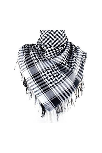 ŞALCIEŞARP Unisex Süper Şal Urfa Hatırası 100 cm X 100 cm Günlük Kullanım Puşi Şal