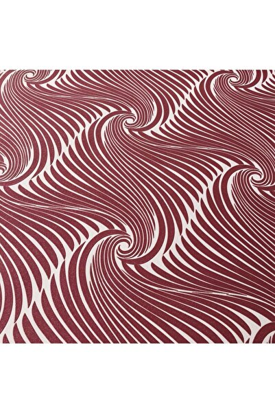 BAŞYAPI DİZAYN Kırmızı Desenli Ithal Duvar Kağıdı (10m²)