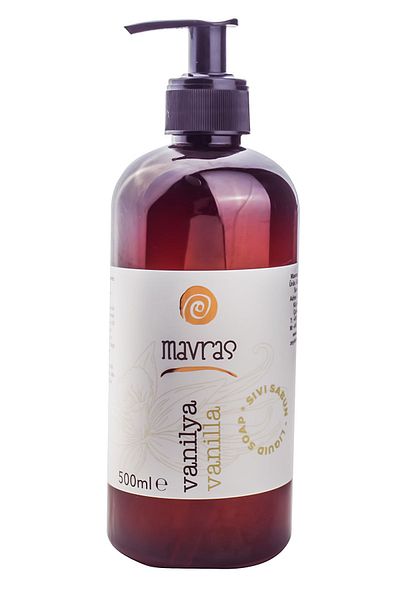 Mavras 500ml Vanilla Olive Oil Liquid Soap