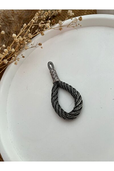 DPS KONTROL KOLYE UCU Hediyelik El örmesi 1000 Ayar gümüş kazaziye