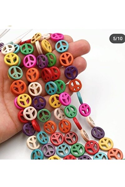 ella'nın çarşısı Narukvica od prirodnog kamena sa perlama, simbol mira