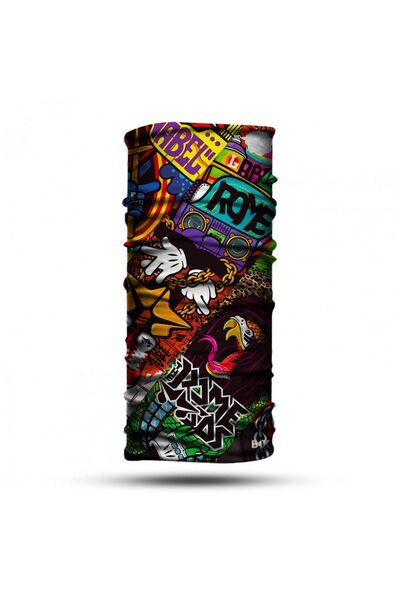 Bu Da Kaçar Mı Unisex Biker Bandana - Outdoor, Neck Collar, Motorcycle, Baff,...