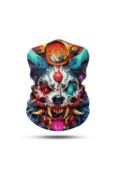 Bu Da Kaçar Mı Unisex Biker Bandana - Outdoor Motorcycle Mask, Neck Collar Baff Headwear Bdkm280