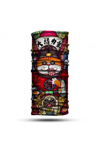 Bu Da Kaçar Mı Unisex Biker Neck Collar - Outdoor Bandana Motorcycle Mask Baf...