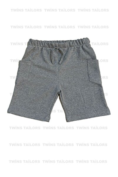 twins tailors Унісекс дитячі короткі сорти розчесані 3 пакети Saks Синій Чорний Сірий