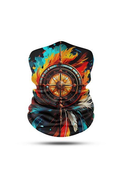 Bu Da Kaçar Mı Unisex Biker Neck Collar Outdoor Bandana - Motorcycle Mask Baff Headwear Bdkm295